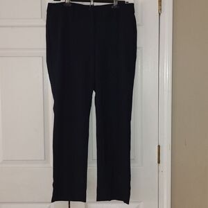 Talbots  Navy blue Windsor flat panel dress pants Sz 10 NWOT